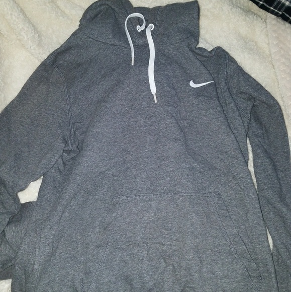 Nike Sweaters - Grey nike hoodie
